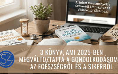 3 Könyv, ami 2025-ben megváltoztatta a gondolkodásomat az egészségről és a sikerről