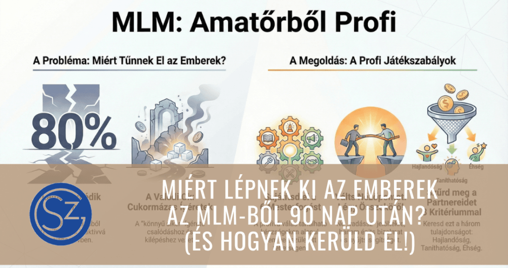 Miért lépnek ki az emberek az MLM-ből 90 nap után? (És hogyan kerüld el!)