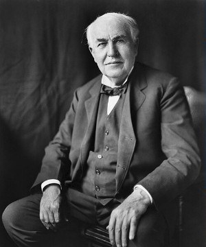 Thomas Edison portréja