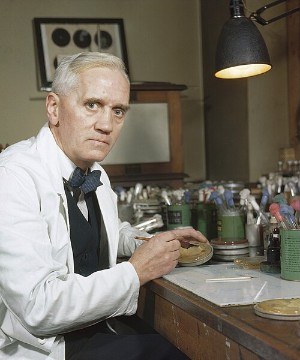 Alexander Fleming portréja